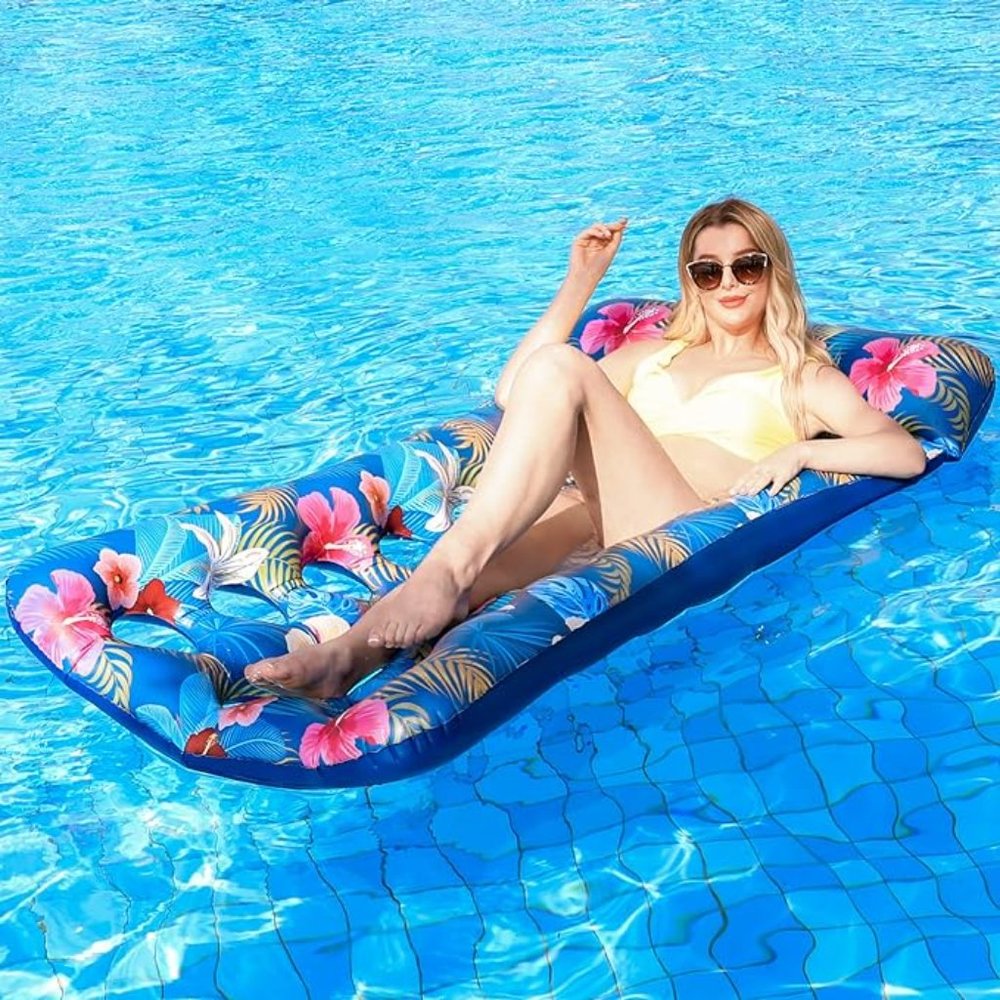 Inflatable pool floats raft - Picture 5 of 7